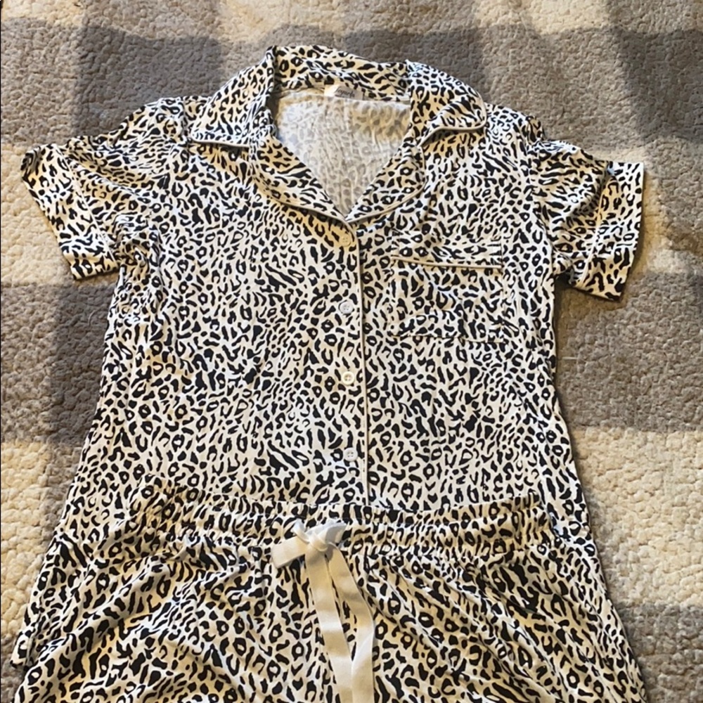 Animal print PJ set